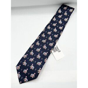 Joseph & Lyman Bloomingdales Political USA elephant silk tie NWT necktie